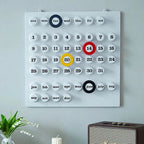 EvergreenChrono Wall Calendar - Sustainable Date Tracker