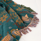 Nordic Elegance Reversible Throw Blanket