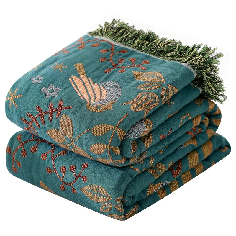 Nordic Elegance Reversible Throw Blanket