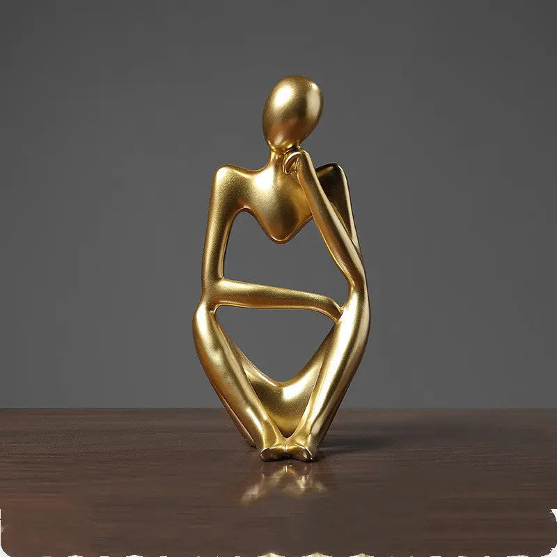 Tranquil Glow Abstract Art Figures