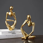 Tranquil Glow Abstract Art Figures