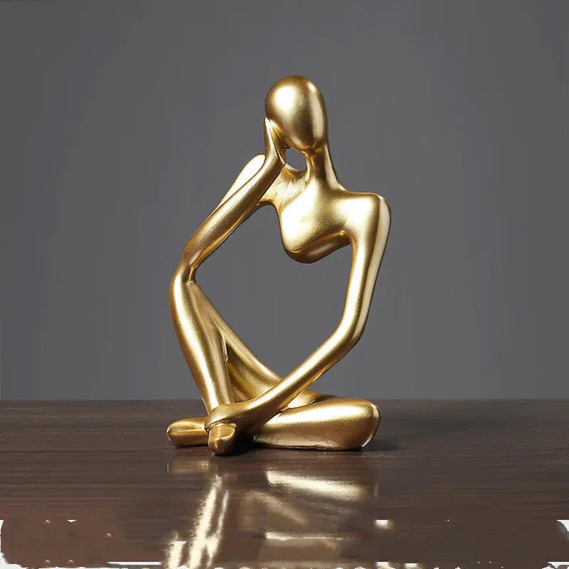 Tranquil Glow Abstract Art Figures