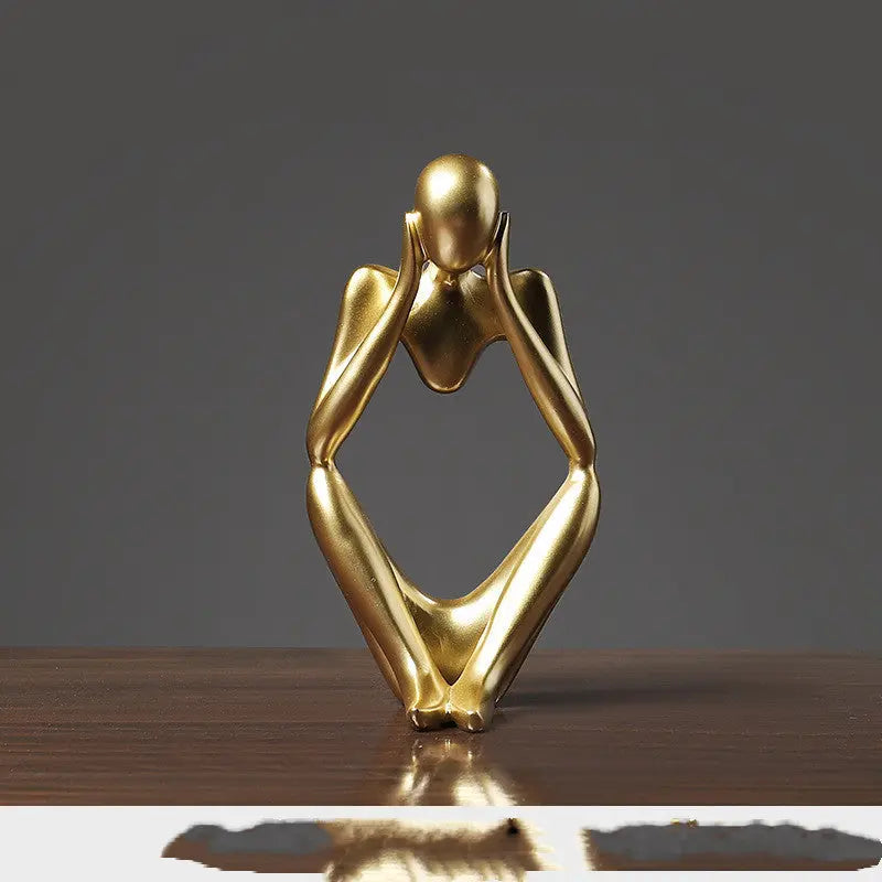 Tranquil Glow Abstract Art Figures
