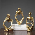 Tranquil Glow Abstract Art Figures