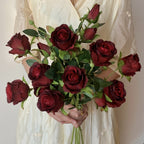 Elegant Faux Rose Arrangement for Timeless Charm