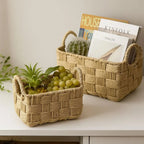 Elegant Handcrafted Rope Baskets for Stylish Storage
