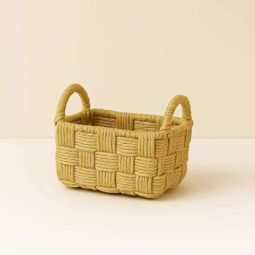 Elegant Handcrafted Rope Baskets for Stylish Storage