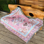 Reversible Aztec Throw Blanket - Boho Style Home Decoration