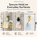 Charming Magnetic Ceramic Bud Vases