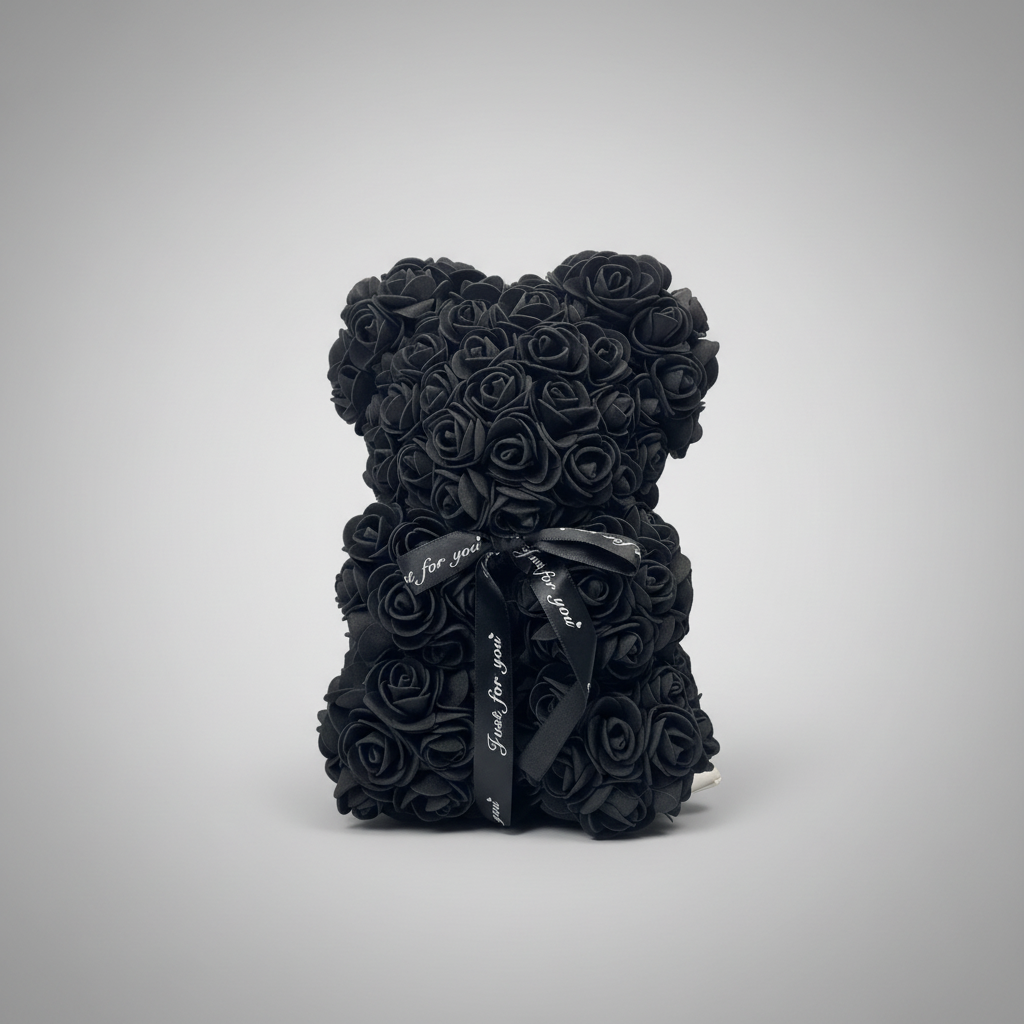 Artificial Flower Teddy Bear - Rose Gift for Mother's Day Decoration