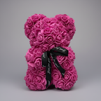 Artificial Flower Teddy Bear - Rose Gift for Mother's Day Decoration
