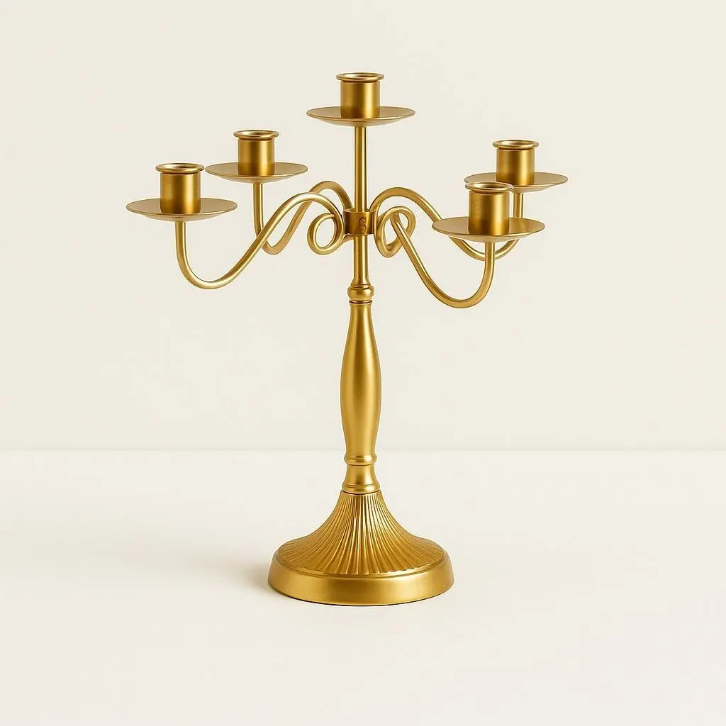 Elegant Metallic Candle Holders for Any Decor