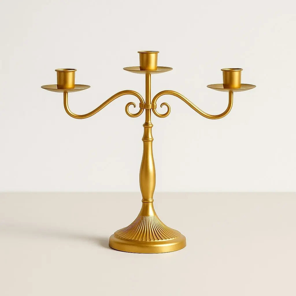 Elegant Metallic Candle Holders for Any Decor