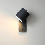 Cylindrical Wall Light Fixture for Plug-In Use