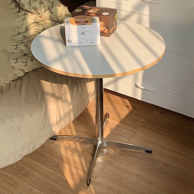 Minimalist Design Round Table for Dining Room and Kitchen - Wood & Steel