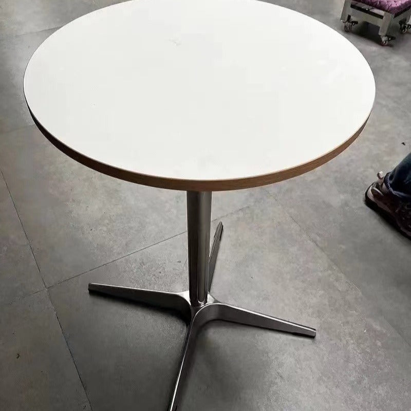 Minimalist Design Round Table for Dining Room and Kitchen - Wood & Steel