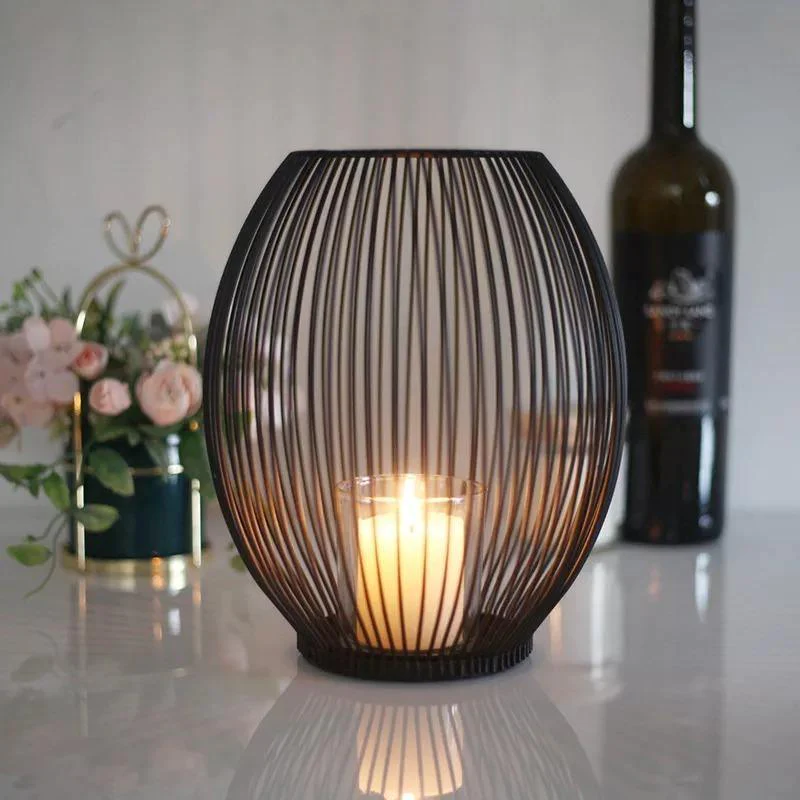 Elegant Sphere Iron Candle Stand