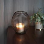 Elegant Sphere Iron Candle Stand