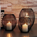 Elegant Sphere Iron Candle Stand