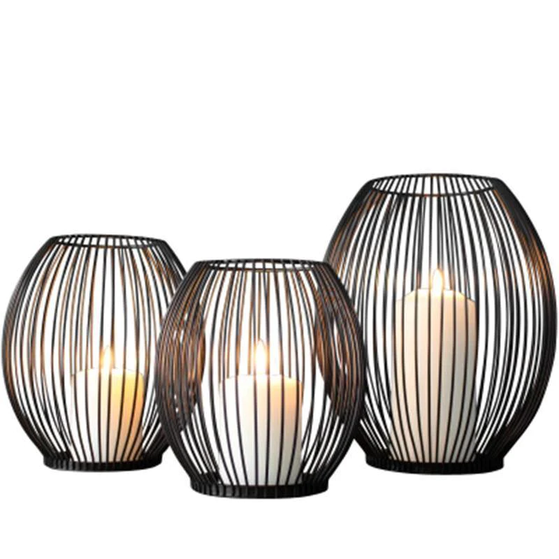 Elegant Sphere Iron Candle Stand
