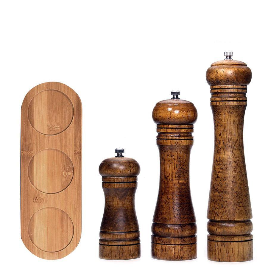 EcoCraft Adjustable Spice Grinder Set - Effortless Flavor Boost
