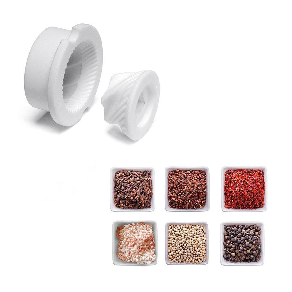 EcoCraft Adjustable Spice Grinder Set - Effortless Flavor Boost