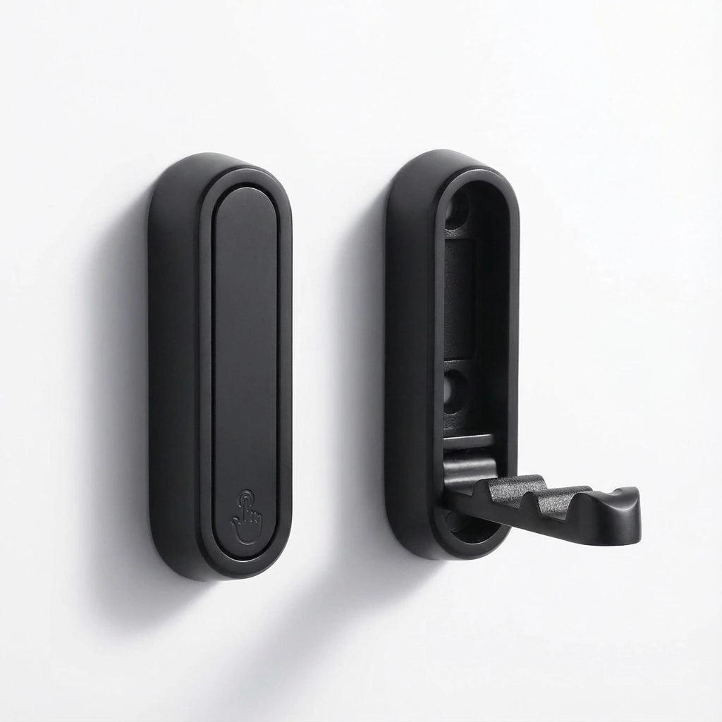 Compact Foldable Wall Hook - Stylish Zinc Alloy Organizer