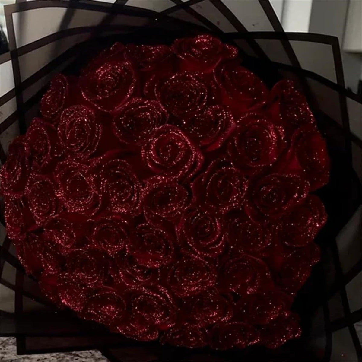 Radiant Elegance Silk Rose Bouquet - 50pcs Premium Gift
