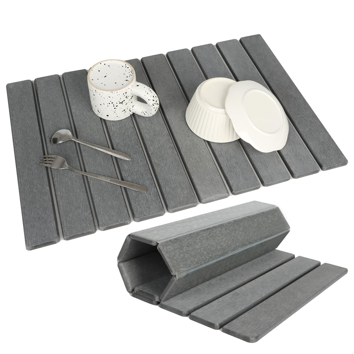 SwiftDry Diatomite Bath Mat - Anti-Mold, Heat-Resistant & Versatile