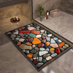 EcoSmart Quick-Dry Bathroom Mat for Safe Stepping