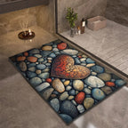 EcoSmart Quick-Dry Bathroom Mat for Safe Stepping