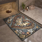 EcoSmart Quick-Dry Bathroom Mat for Safe Stepping