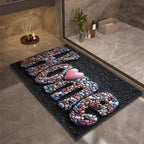 EcoSmart Quick-Dry Bathroom Mat for Safe Stepping