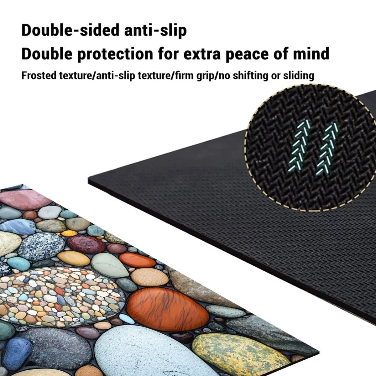 EcoSmart Quick-Dry Bathroom Mat for Safe Stepping