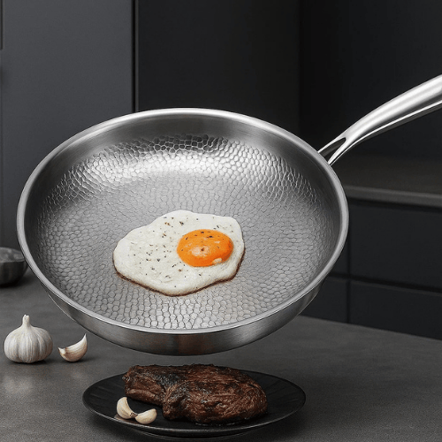 Titanium Chef's Non-Stick Frying Pan - Versatile Cooking Companion