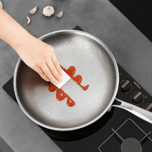 Titanium Chef's Non-Stick Frying Pan - Versatile Cooking Companion