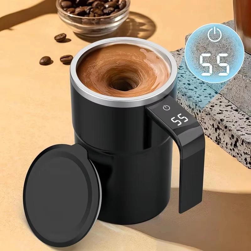 SmartMix Electric Beverage Mug with Temperature Indicator