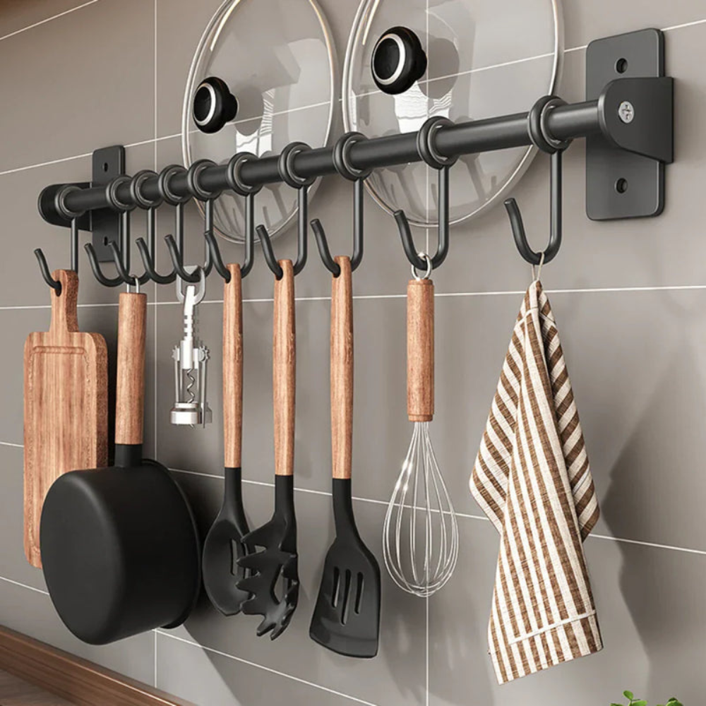 Elevate Your Kitchen Organization with a Versatile Hook Rack