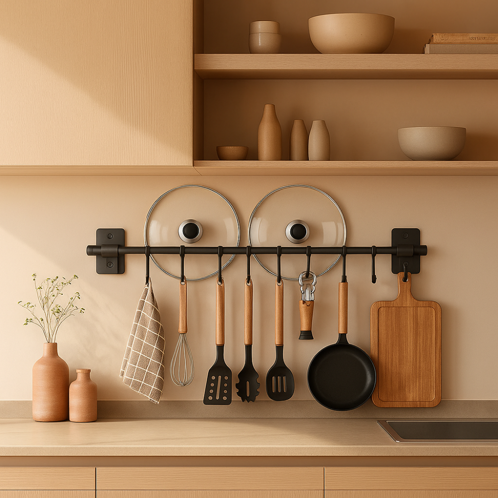 Elevate Your Kitchen Organization with a Versatile Hook Rack