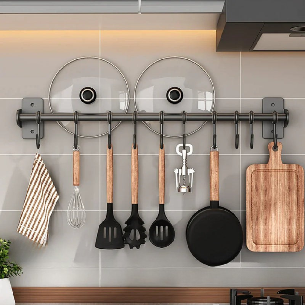 Elevate Your Kitchen Organization with a Versatile Hook Rack