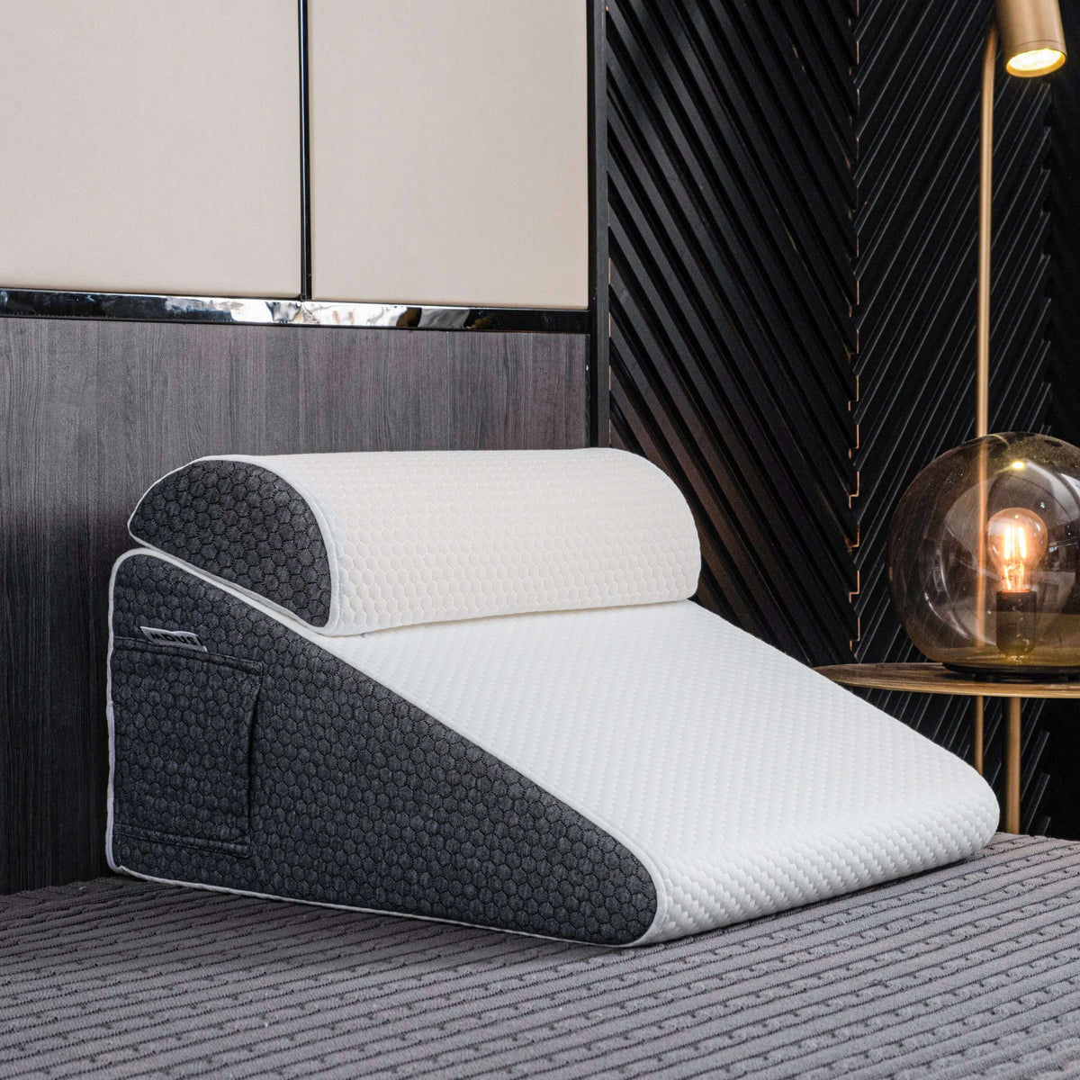 Elevate Comfort Wedge Pillow – Cooling Memory Foam Support