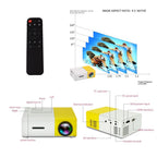 1,000-Lumen Compact Portable Mini Projector