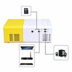 1,000-Lumen Compact Portable Mini Projector