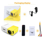 1,000-Lumen Compact Portable Mini Projector