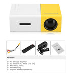 1,000-Lumen Compact Portable Mini Projector