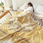100% Cotton Fringed Boho Mandala Blanket