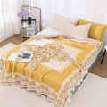 100% Cotton Fringed Boho Mandala Blanket