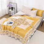 100% Cotton Fringed Boho Mandala Blanket