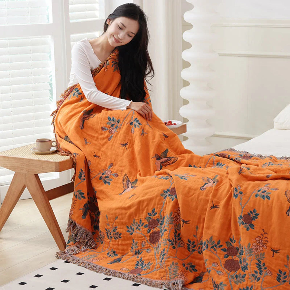 100% Cotton Multi-Layer Gauze Blanket