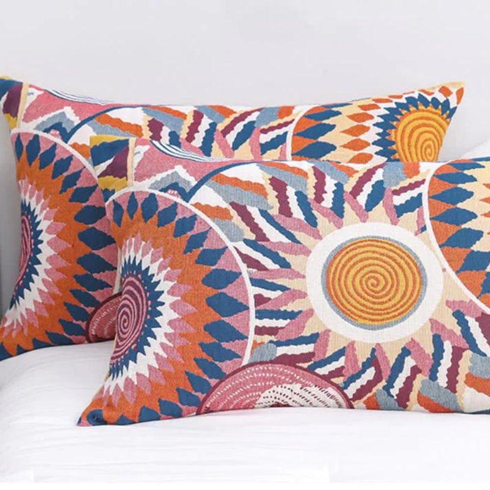 100% Cotton Nordic Sunburst Pillowcase (Button Closure)